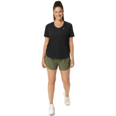 Asics Road 3.5In Short Femenino Verde