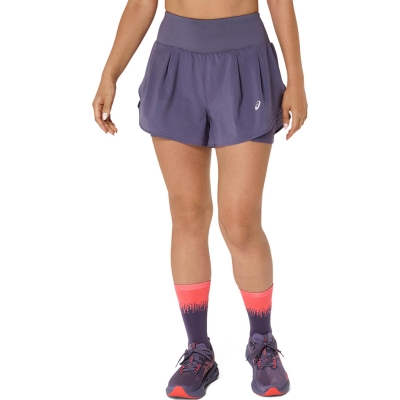 Asics ROAD 2-N-1 3.5IN SHORT Mujer Violeta