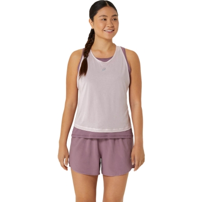 Asics Nagino Run Tank Woman Purple