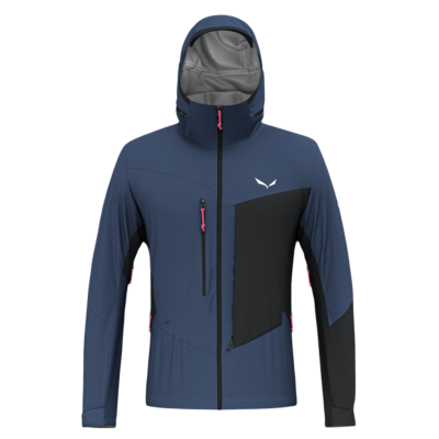 Salewa Sella 3L Powertex Jacket Homme Bleu denim