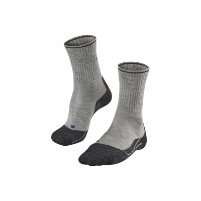 Falke TK2 Wool Silk Mujer Gris
