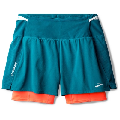 Brooks running High Point 3” 2-in-1 Short 2.0 Femenino Azul