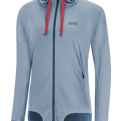 Gore Wear C5 Veste Gore Windstopper Trail Hooded Femme Gris