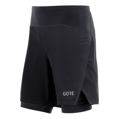 Gore Wear R7 2in1 Short Mannen Zwart
