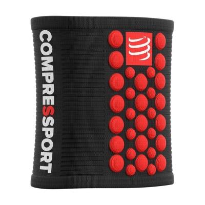 Compressport Sweatbands 3D.Dots Schwarz