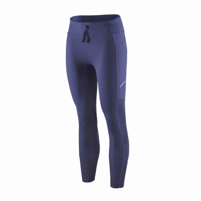 Patagonia Endless Run 7/8 Tight Femme Bleu foncé