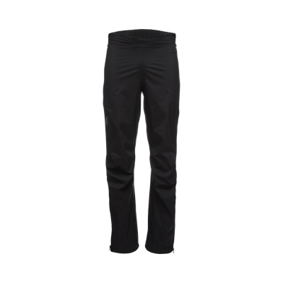 Black Diamond Stormline Storm Full Zip Rain Pant Mann Schwarz