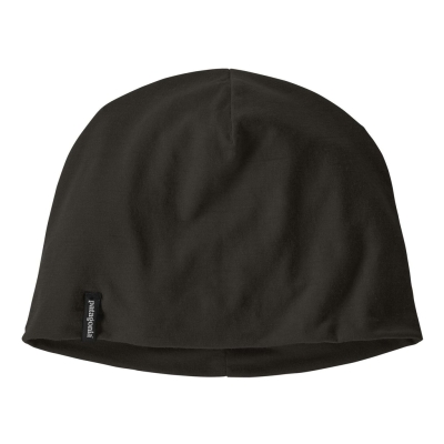 Patagonia Overlook Merino Wool Liner Beanie Men Black