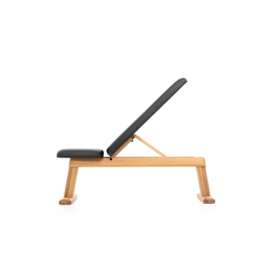 Waterrower WeightBench Chêne Cuir Véritable Noir 