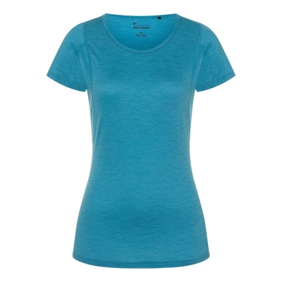 Black Diamond Rhythm T-Shirt Femenino Azul cielo