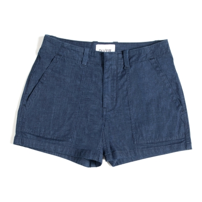 Duer Weightless Denim Adventure Short Femme Bleu denim