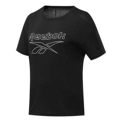 Reebok Wor Sup Bl T-Shirt Frau Schwarz