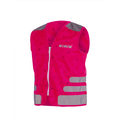 Wowow Gilet réfléchissant enfant Nutty Men Magenta