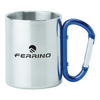 Ferrino Inox Cup - With Carabiner Silber