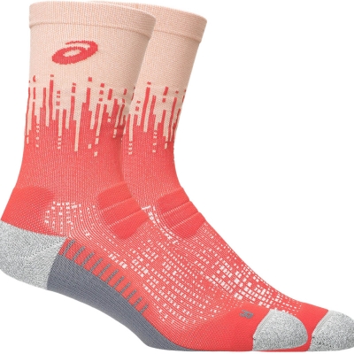Asics PERFORMANCE RUN SOCK CREW Rosa