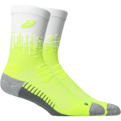 Asics Performance Run Crew Sock Amarillo fluorescente