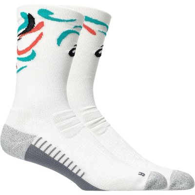 Asics PERFORMANCE RUN CREW SOCK Blanco