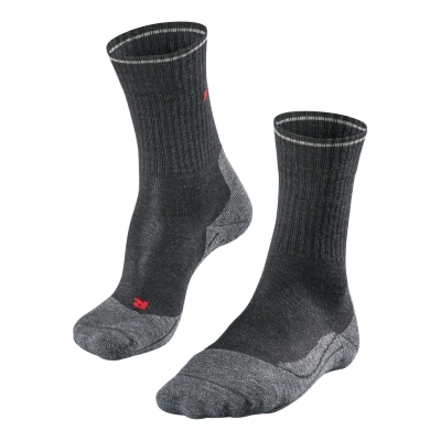 Falke TK2 Wool Silk Mujer Antracita