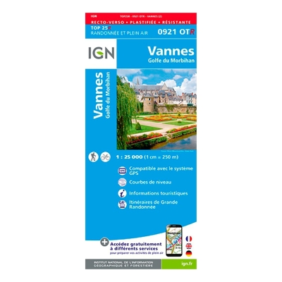 Cap Diffusion Top 25 - Vannes - Golfe du Morbihan (résistante) Blau