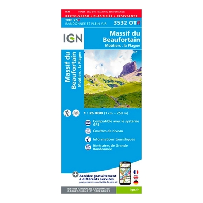 Cap Diffusion Top 25 - Massif du Beaufortain/Moûtiers/La Plagne (résistante) Azul