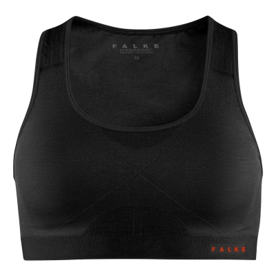 Falke Bra-Top Madison (Low Support) Femme Noir