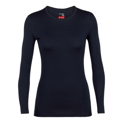 Icebreaker 260 Tech Long Sleeve Crewe Woman Night Blue