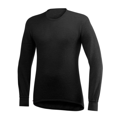 Woolpower Crewneck 200 Mann Schwarz