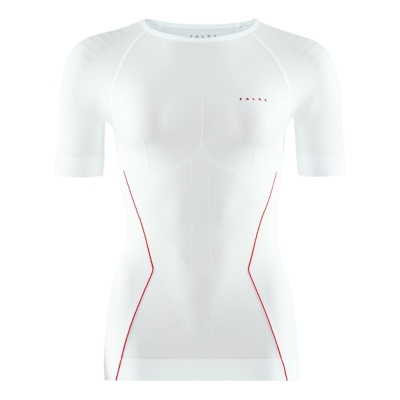 Falke Warm Shortsleeved Shirt Tight Woman White