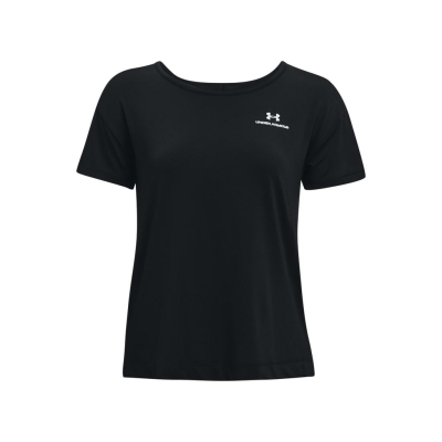 Under Armour Rush Energy Core Short Sleeve Vrouw Zwart