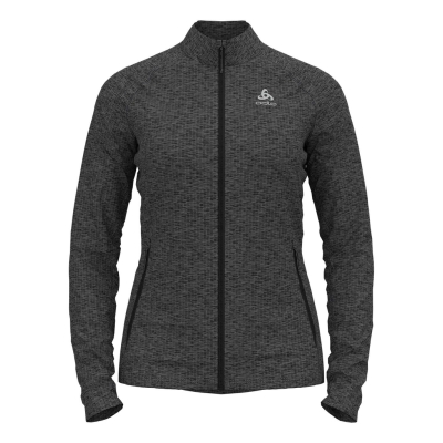 Odlo Mid Layer Full Zip Tencia Vrouw Grijs