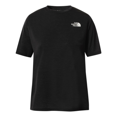 The North Face Up With The Sun Short Sleeve Shirt Woman Black