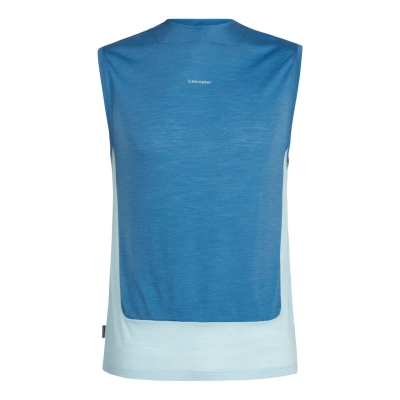 Icebreaker Zoneknit Tank Hombre Azul