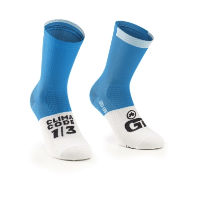 Assos GT Socks C2 Cyber Blue Men Sky Blue