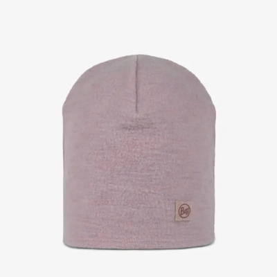 Buff Merino Fleece Beanie Beige