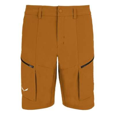 Salewa Puez Dynastretch Cargo Short Homme Marron