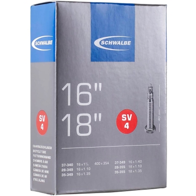 Schwalbe Chambre à Air 16” & 18” (28-37) Presta 40mm 