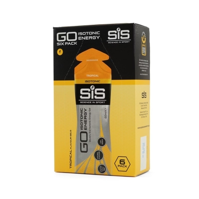 Science In Sport Go Isotonic Gel Tropical Pack 6 x 60ml 