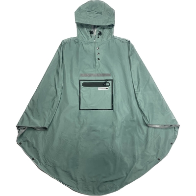 The peoples poncho Poncho 3.0 Green Celeste Vert d'eau