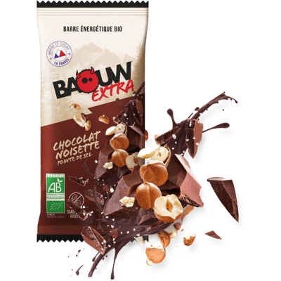 Baouw Barre Extra Bio 50g - Chocolat-Noisette Marron