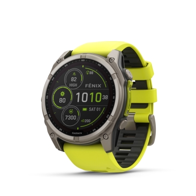 Garmin Fenix 8 Sapphire Solar Titane 51mm Graphite Gris