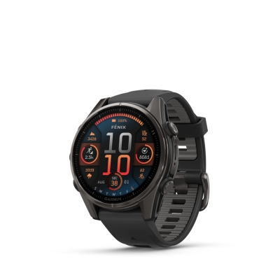 Garmin Fenix 8 Sapphire Amoled Titane 43 mm Carbon Gray Gris