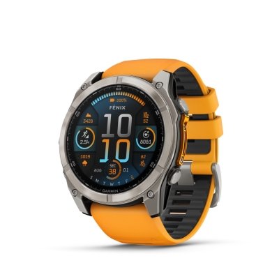 Garmin Fenix 8 Sapphire Amoled Titane 51mm Graphite Gris