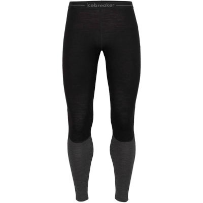 Icebreaker Zoneknit 200 Leggings Hombre Negro