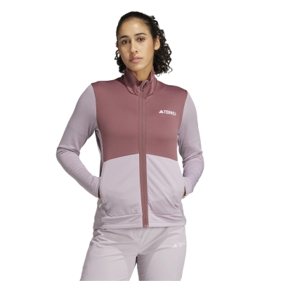 Adidas Multi Light Fleece Jacket Femme Rose