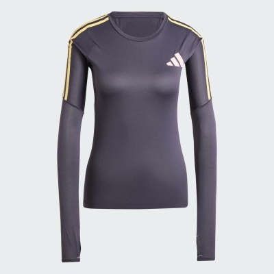 Adidas Long Sleeve Frau Dunkles Violett