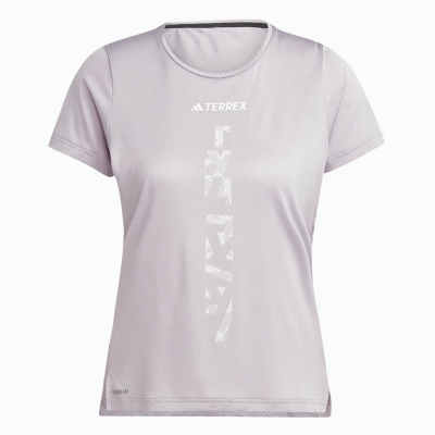 Adidas AGR SHIRT Femme Mauve