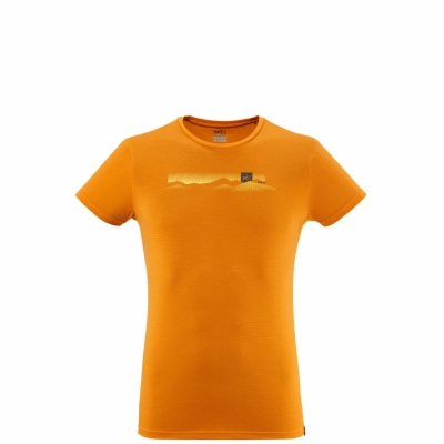 Millet Imja Graphic Short Sleeve Homme Orange