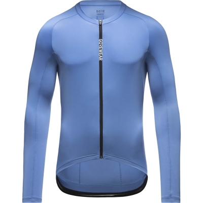 Gore Wear Maillot À Manches Longues Spinshift scrub blue Homme Bleu ciel