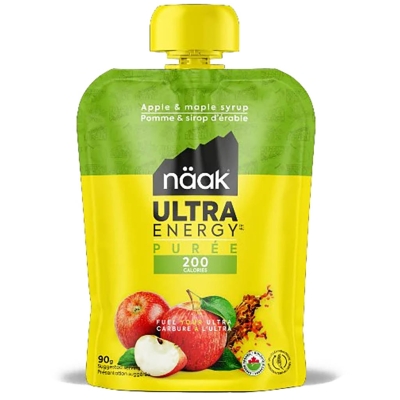 Naak Purée Ultra Energy (90g) - Pomme & Sirop d'Érable Yellow