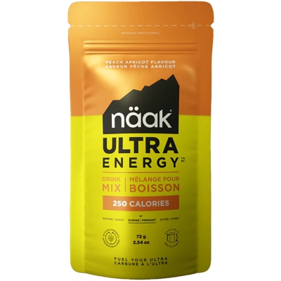 Naak Energy Drink Mix Pêche Abricot Sachet 72g 